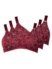 Kit com 3 Sutiãs Sustentação Olimpo Anizete Demillus 61741 Taça B Kit com 3 Sutiãs Sustentação Olimpo Anizete Demillus 61741 Taça B