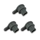 Kit com 3 tampas para conector de carregamento para OneWheel GT GTS em TPU cinza