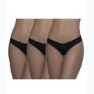 Kit com 3 Tangas Corte à Laser BR Lingerie 1135 Microfibra Kit com 3 Tangas Corte à Laser BR Lingerie 1135 Microfibra