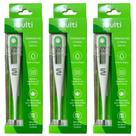 Kit Com 3 Termômetro Clínico Digital Multi Saúde
