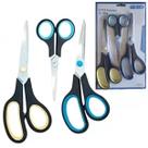 Kit Com 3 Tesouras Multiuso Inoxidável Resistentes Para Uso Geral It-Blue LE-1946
