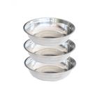 Kit Com 3 Tigelas Bowls Em Aço Inox De Excelente Qualidade Kit Com 3 Tigelas Bowls Em Aço Inox De Excelente Qualidade