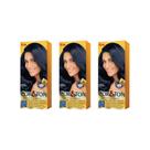 Kit Com 3 Tinta Cor&Ton 1.7+ Preto Azulado Especial