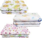 Kit com 3 Toalhas Fralda para Bebê RecémNascido 80 x 1,10