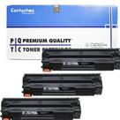 Kit com 3 toners compatível 83a cf283a 283a m127fn m127fw m125 m201 m225 m226 m202 m201dw premium