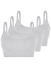 Kit com 3 Tops sem Aro e sem Bojo Loba 41018-001