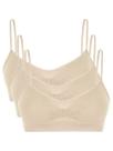 Kit com 3 Tops sem Aro e sem Bojo Loba 41100-001