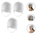Kit com 3 Toucas para Luzes Mechas Reflexos Siliconada Profissional Dompel