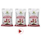 Kit Com 3 Un - Vermicomposto Húmus De Minhoca Vitaplan 2kg