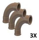 Kit com 3 uni. Curva Soldável 90 25mm - Tigre