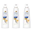 Kit Com 3 Unidades Creme Para Pentear Dove Reconstrução 200ml