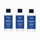 Kit Com 3 Unidades De Glicerina Bi Destilada Ideal 100ml Cada Kit Com 3 Unidades De Glicerina Bi Destilada Ideal 100ml Cada