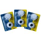 Kit com 3 Unidades do Acabamento para Registro da Blukit Modelo C40 ABS Branco para Padrão de Registros Deca ou Docol 091103