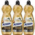 Kit com 3 unidades Limpador Perfumado Azulim Chá Branco 1L