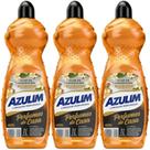 Kit com 3 unidades Limpador Perfumado Azulim Flor de Laranjeira 1L