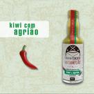 Kit com 3 unidades, Molho De Pimenta Com Kiwi e Agrião 60 ml
