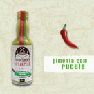 Kit com 3 unidades, Molho De Pimenta Com Rúcula 60 ml