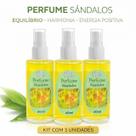 Kit com 3 Unidades Perfume Sândalos Proteção Harmonia Energia Espiritual