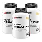KIT com 3 unidades Power Creatine 100g - Creatina para Aumento de Força Muscular e Desempenho Físico - Bodybuilders