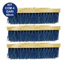 KIT COM 3 VASSOURA ESCOVÃO GARI NYLON DURO 40cm SEM CABO KIT COM 3 VASSOURA ESCOVÃO GARI NYLON DURO 40cm SEM CABO