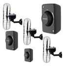 Kit com 3 Ventiladores de Parede Silencioso 60cm Linha Profissional 220v