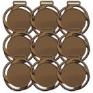 Kit com 30 Medalhas Rema Premiação Linha Ref. 273 80mm Cor Bronze
