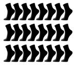 Kit com 30 pares de meias cano longo preta macia confortável Kit com 30 pares de meias cano longo preta macia confortável