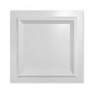 Kit com 30 Placas 3D Decorativa Branca Revestimento Painel PVC Auto Relevo 50x50 Boiserie Premium