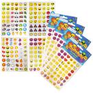 Kit com 3000+ Adesivos ArtCreativity de Emoticons para Crianças