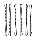 Kit com 36 Grampos de cabelo clássico Prendedor Preto 5cm