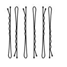 Kit com 36 Grampos de cabelo clássico Prendedor Preto 5cm