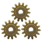 Kit com 3un Engrenagem Coroa Nylon da Caixa de Transmissão para Varredeira WAP W700 FW006170