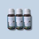 Kit com 3un Óleo Essencial de Menta Piperita Pronto para pele 30ml WNF