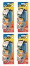 Kit com 4 Acendedor Isqueiro Fogão Forno Fogareiro Bic Handy Multiuso Recarregável