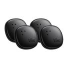 Kit com 4 Adesivos Tile Rastreador Bluetooth Preto