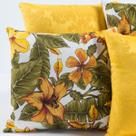 Kit com 4 Almofadas Decorativas Lisa Estampada Sofá Sala Kit com 4 Almofadas Decorativas Lisa Estampada Sofá Sala