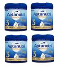 Kit com 4 Aptanutri Premium 3 Lata de 800g 1 a 3 Anos Danone