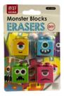 Kit Com 4 Borrachas Monster Blocks Montáveis Coloridas Cor Colorido Kit Com 4 Borrachas Monster Blocks Montáveis Coloridas Cor Colorido