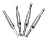 Kit Com 4 Brocas Centralizadoras Dobradiças