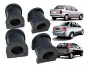 Kit com 4 buchas barra estabilizadora dianteira e traseira corsa classic 1998 1999 2000 2001 2002 2003 2004 2005 2006