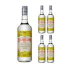 Kit com 4 - Cachaça Saliníssima Prata 1000 ml Envio Imediato