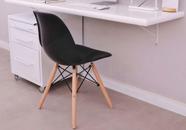 Kit com 4 Cadeiras Eames com Pés em Madeira Modernas, Elegantes e Confortáveis