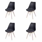 Kit com 4 Cadeiras para Sala de Jantar Joly
