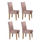 Kit com 4 Cadeiras para Sala de Jantar Mdp/mdf Wallace Kit com 4 Cadeiras para Sala de Jantar Mdp/mdf Wallace