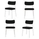 Kit com 4 Cadeiras para Sala de Jantar Mona Yescasa
