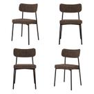 Kit com 4 Cadeiras para Sala de Jantar Mona Yescasa
