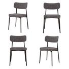Kit com 4 Cadeiras para Sala de Jantar Mona Yescasa Kit com 4 Cadeiras para Sala de Jantar Mona Yescasa