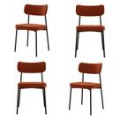 Kit com 4 Cadeiras para Sala de Jantar Mona Yescasa