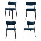 Kit com 4 Cadeiras para Sala de Jantar Mona Yescasa