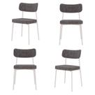 Kit com 4 Cadeiras para Sala de Jantar Mona Yescasa Kit com 4 Cadeiras para Sala de Jantar Mona Yescasa